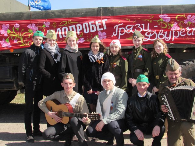 В Двуречках прошли молодёжные акции в честь Великой Победы