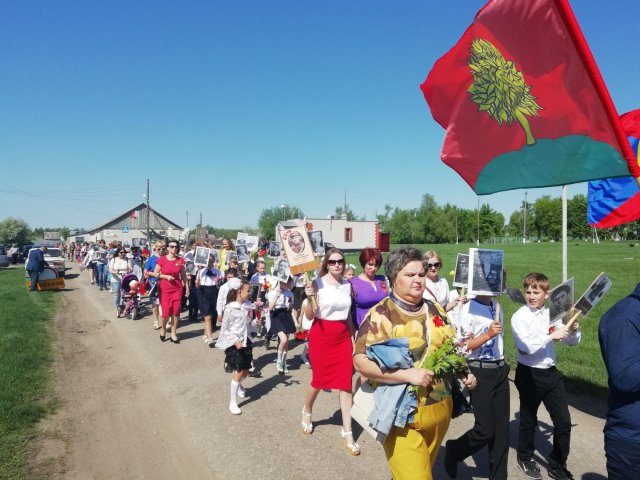 День Победы в селе Синявка Грязинского района