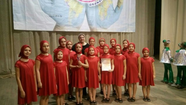 Новая победа Студии эстрадного танца «СТЭП» школы № 4 города Грязи