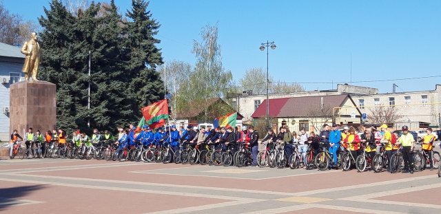 В Грязинском районе состоялся велопробег