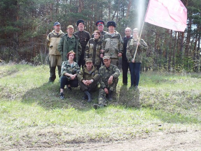 Поисковый отряд "Оплот" Грязинского района принял участие в открытии "Вахты памяти"