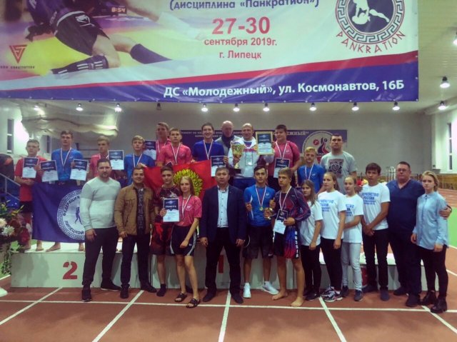 Грязинец стал победителем Первенства России по спортивной борьбе в дисциплине «Панкратион»