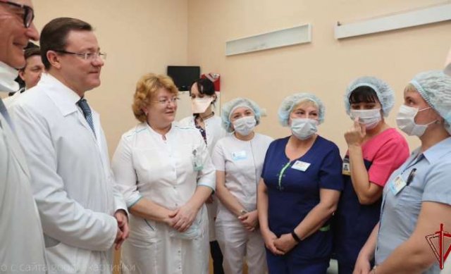 Росгвардия присоединилась к всероссийской акции в поддержку врачей