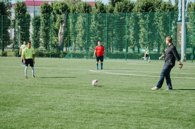 Открытие и первый тур «Чемпионата в Грязинском районе по футболу 8X8» - 1 дивизион