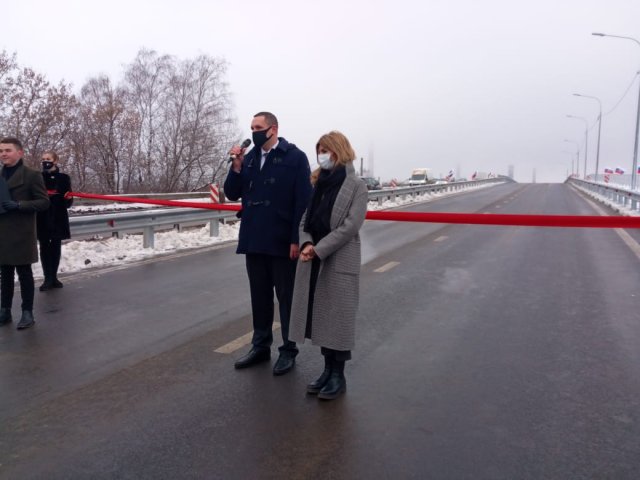 На трассе Грязи-Липецк открыли мост