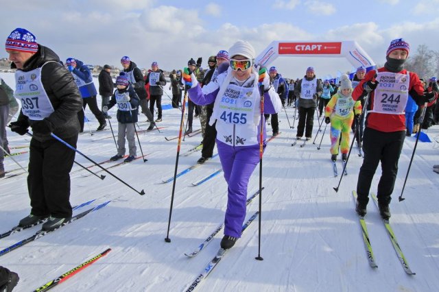 3000 лыжников Липецкой области соревновались в прошедшую субботу