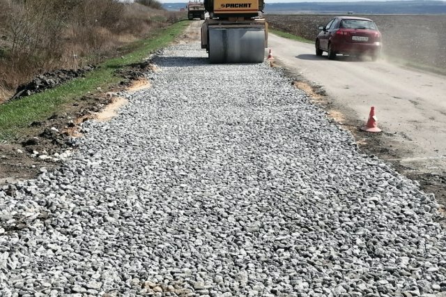 В Липецкой области проводится ремонт дорог