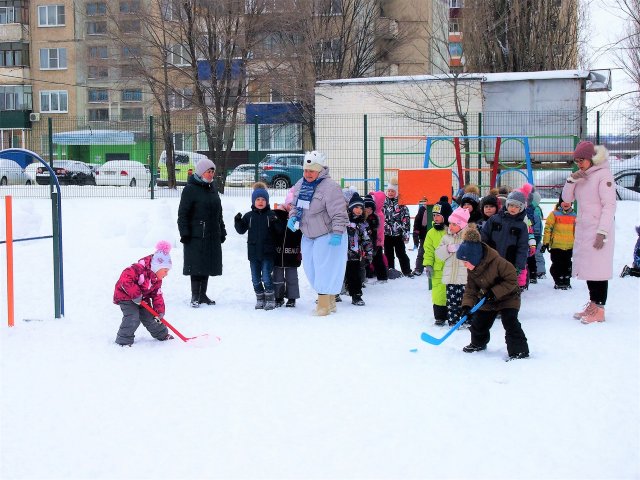 В Грязях прошли "Малые Зимние Олимпийские игры" для дошкольников