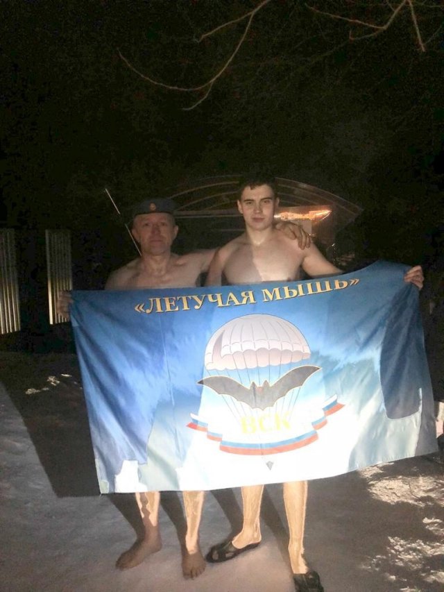 Грязинские курсанты ВСК "Летучая мышь" окунулись в "крещенскую" воду
