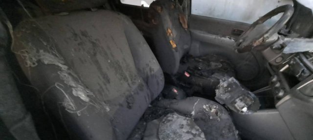 В Грязях сгорели три автомобиля