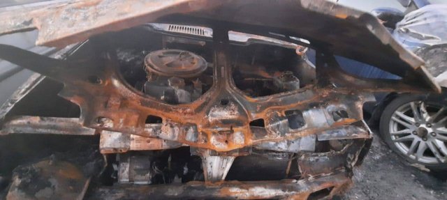 В Грязях сгорели три автомобиля