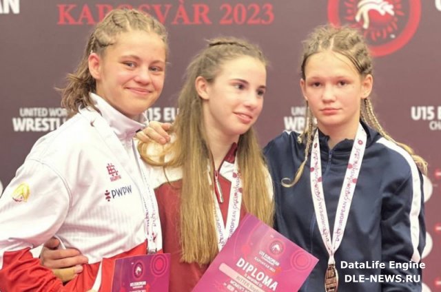 15-летняя девушка из Грязей взяла «бронзу» в первенстве Европы по борьбе